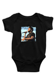 The Weeknd Baskılı Unisex Siyah Bebek Body - Zıbın