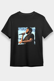 The Weeknd Baskılı Unisex Siyah Tişört