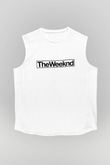 The Weeknd Beyaz Unisex Kolsuz Tişört
