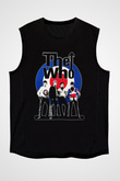 The Who Siyah Unisex Kolsuz Tişört