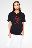 The Young and the Restless Siyah Unisex  V Yaka Tişört