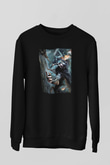 Thief Siyah Unisex Sweatshirt