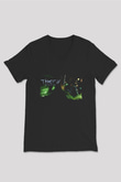 Thief Siyah Unisex V Yaka Tişört