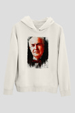 Thomas Alva Edison Baskılı Unisex Ekru Hoodie
