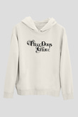 Three Days Grace Beyaz Unisex Kapşonlu Sweatshirt