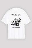 Three Days Grace Beyaz Unisex Oversize Tişört T-Shirt