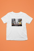 Times Square Beyaz Unisex Çocuk Tişört