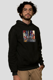 Times Square Siyah Unisex Hoodie