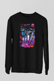 Times Square Siyah Unisex Sweatshirt