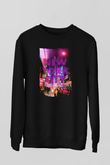 Times Square Siyah Unisex Sweatshirt