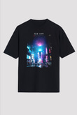 Times Square Siyah Unisex Tişört T-Shirt - TişörtFabrikası