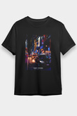 Times Square Siyah Unisex Tişört T-Shirt - TişörtFabrikası