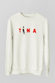 Tina Turner Beyaz Unisex Sweatshirt