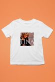 Tine Turner Baskılı Unisex Beyaz Çocuk Tişört