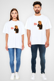 Tine Turner Baskılı Unisex Beyaz Tişört