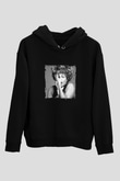 Tine Turner Baskılı Unisex Siyah Hoodie