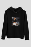 Tine Turner Baskılı Unisex Siyah Hoodie
