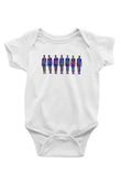 Tıp Bayramı Baskılı Beyaz Unisex Bebek Body - Zıbın