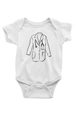 Tıp Bayramı Baskılı Beyaz Unisex Bebek Body - Zıbın