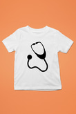Tıp Bayramı Baskılı Beyaz Unisex Beyaz Çocuk Tişört - Tshirt