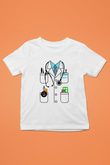 Tıp Bayramı Baskılı Beyaz Unisex Beyaz Çocuk Tişört - Tshirt
