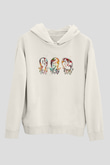 Tıp Bayramı Baskılı Beyaz Unisex Kapüşonlu Sweatshirt