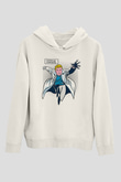 Tıp Bayramı Baskılı Beyaz Unisex Kapüşonlu Sweatshirt