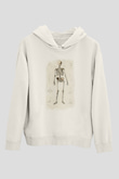Tıp Bayramı Baskılı Beyaz Unisex Kapüşonlu Sweatshirt