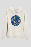 Tıp Bayramı Baskılı Beyaz Unisex Kapüşonlu Sweatshirt