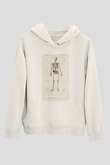 Tıp Bayramı Baskılı Beyaz Unisex Kapüşonlu Sweatshirt