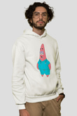 Tıp Bayramı Baskılı Beyaz Unisex Kapüşonlu Sweatshirt