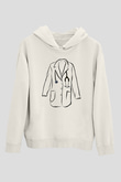 Tıp Bayramı Baskılı Beyaz Unisex Kapüşonlu Sweatshirt