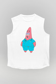 Tıp Bayramı Baskılı Beyaz Unisex Kolsuz Tişört - Tshirt