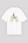 Tıp Bayramı Baskılı Beyaz Unisex Oversize Tişört - Tshirt