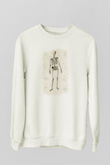 Tıp Bayramı Baskılı Beyaz Unisex Sweatshirt
