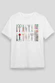 Tıp Bayramı Baskılı Unisex Beyaz Tişört - Tshirt