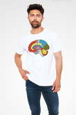 Tıp Bayramı Baskılı Unisex Beyaz Tişört - Tshirt