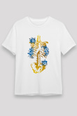Tıp Bayramı Baskılı Unisex Beyaz Tişört - Tshirt