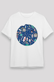 Tıp Bayramı Baskılı Unisex Beyaz Tişört - Tshirt