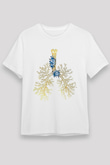 Tıp Bayramı Baskılı Unisex Beyaz Tişört - Tshirt