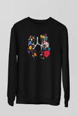 Tıp Bayramı Baskılı Unisex Siyah Sweatshirt