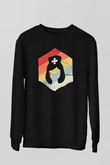 Tıp Bayramı Baskılı Unisex Siyah Sweatshirt