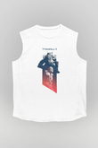Titanfall Beyaz Unisex Kolsuz Tişört