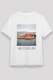 Titikaka Gölü Beyaz Unisex Tişört T-Shirt - TişörtFabrikası