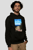Titikaka Gölü Siyah Unisex Hoodie