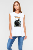 Tom Clancy Beyaz Unisex Kolsuz Tişört