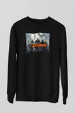 Tom Clancy Siyah Unisex Sweatshirt