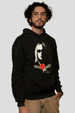 Tom Petty Siyah Unisex Kapşonlu Sweatshirt