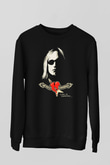 Tom Petty Siyah Unisex Sweatshirt