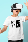 Tom Waits Baskılı Beyaz Unisex Beyaz Çocuk Tişört - Tshirt